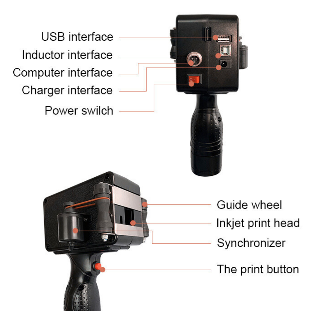 DC-Jet 1760 Handheld Ink-jet Printer (Tekno Trade) - Image 7